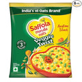 Saffola Spicy (Masala) Oats Ready in 3 Minutes 3 Different Flavors - Veggie Twist Curry &amp Pepper Masala and Coriander Delicious Healthy Breakfast - Pack of 6 (2 Flavors Each)