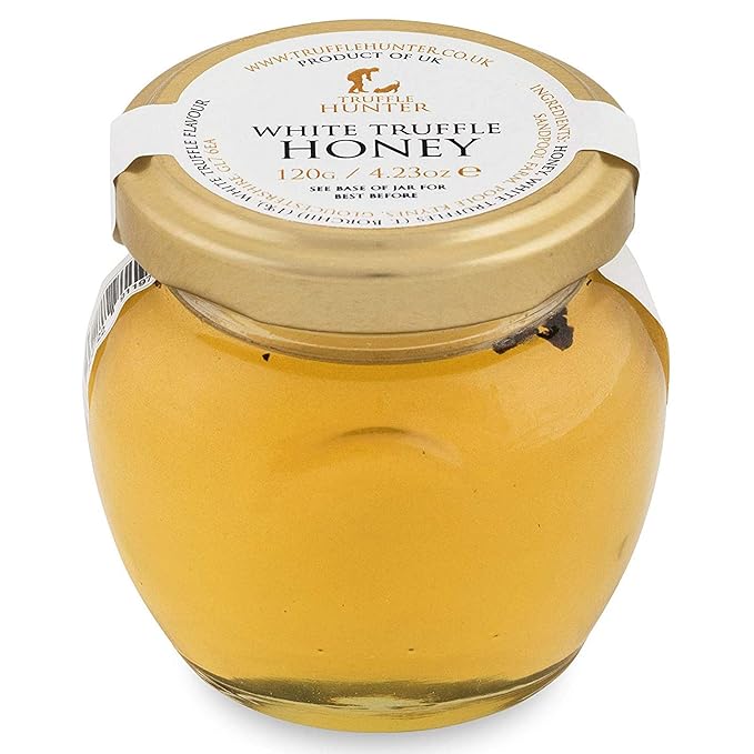 TruffleHunter - White Truffle Honey - Acacia Honey Condiment - 4.23 Oz