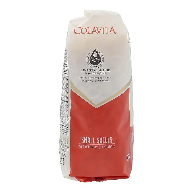 Colavita Pasta - Small Shells 1 Pound - Pack of 20