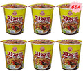 Ottogi Jin jjambbong ramen Noodles 75g (x 6 Cups)
