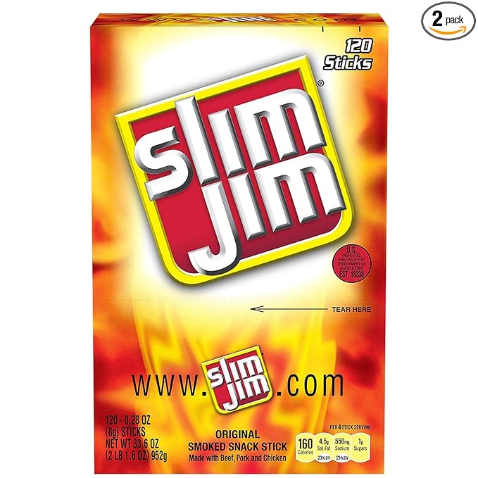 Slim Jim Original (120 ct.) (pack of 2)