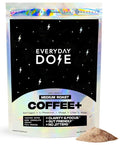 Everyday Dose Bold Medium Roast Mushroom Coffee 90mg Caffeine per serving with Grass-Fed Collagen Chaga Lions Mane &amp L-Theanine for Better Focus Energy Digestion Skin and Immunity 30 Serving