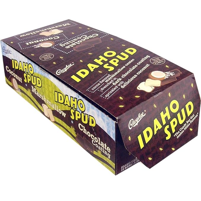 Owyhee Idaho Spud Chocolate Candy Bars - 18 Ct. Case.