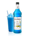 Monin - Blue Cotton Candy | Premium Syrup for Lemonades Shakes Sodas &amp More (BPA-Free Plastic Bottle 1 Liter)