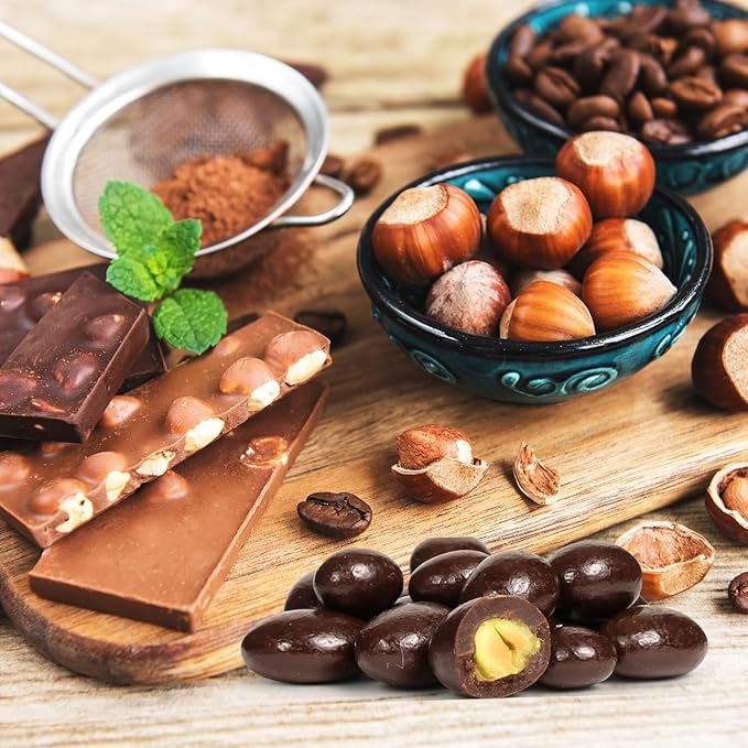 Dark Chocolate Covered Pistachio by It's Delish 5 lbs Bulk Bag | Chocolate Candy Nuts Bulk Pistachios Chocolates Sweet &amp Crunchy Nut Snack | Vegan Kosher