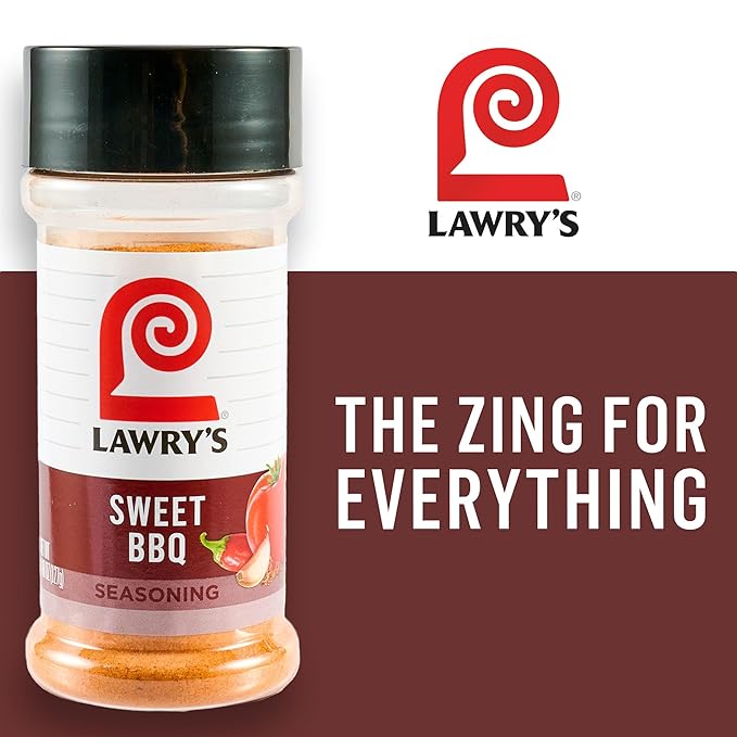 Lawry's Sweet BBQ Seasoning 4.48 oz (Pack of 6)