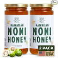 Healing Noni - Hawaiian Honey - Farm Direct - 2-Pack Glass Jar 18oz