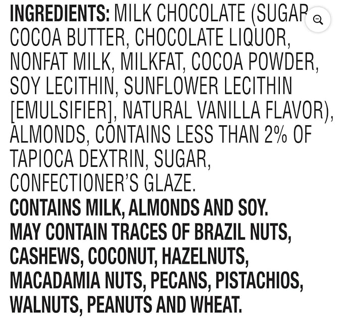 Member Mark Milk Chocolate Almonds – 48 oz Jar (3 lbs) Quality Oven-Roasted Almond Center Smooth Milk Chocolate Coating Crunchy–Creamy Balanced Treat Resealable Freshness