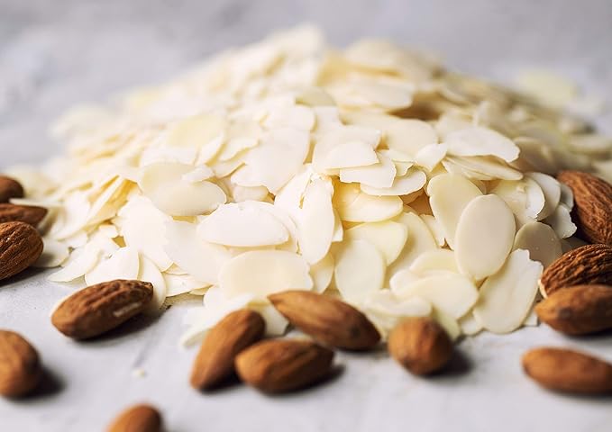 Food to Live - Organic Blanched Sliced Almonds 12 Ounces — Non-GMO Raw Unpasteurized Unsalted Vegan Keto Paleo Kosher Bulk High in Protein