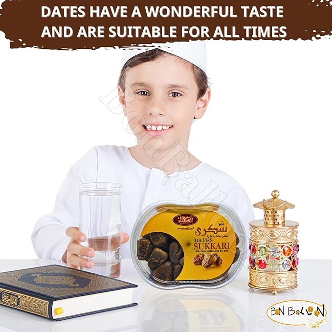Brilliant Sukkari Dates Premium Palm Palms Dates Natural Pure Delicious Sweet Uncompressed Ratab Halal Kosher Gmo Free Tamar Tamr Tamaar Fresh Saudi Arabia Vegan Ramadan (1 Pack = 12.7 oz / 360 gm)