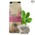 ECOTEAS Holy Mate! Organic Yerba Mate Tea Bags with Tulsi &amp Mint – Natural Energy Detox Herbal Tea Stress Support – Kosher Non-GMO Gluten-Free - 100 Bulk Bags 8.8 oz (Pack of 1)