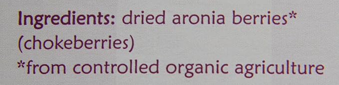 Aronia Chuckberry Unsweetened LowSodium Vegan 18oz