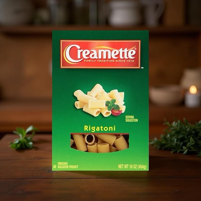 Creamette Pasta Rigatoni 16 Ounces 12 Per Case