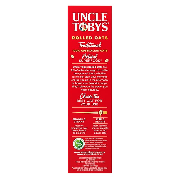 Uncle Tobys Traditional Oats 500g.