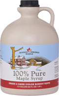 Hidden Springs Maple Dark Half Gallon 100% Pure Maple Syrup USA/CAN BPA-free Jug