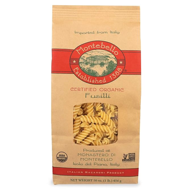 Montebello Pasta Fusilli Org