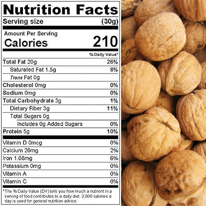 Presto Sales Walnuts Current New Crop huge In shell 10 lbs Grown in California Natural Healthy Snack For The Whole Family Low-Carb &amp Easy to Crack Healthy Vegan