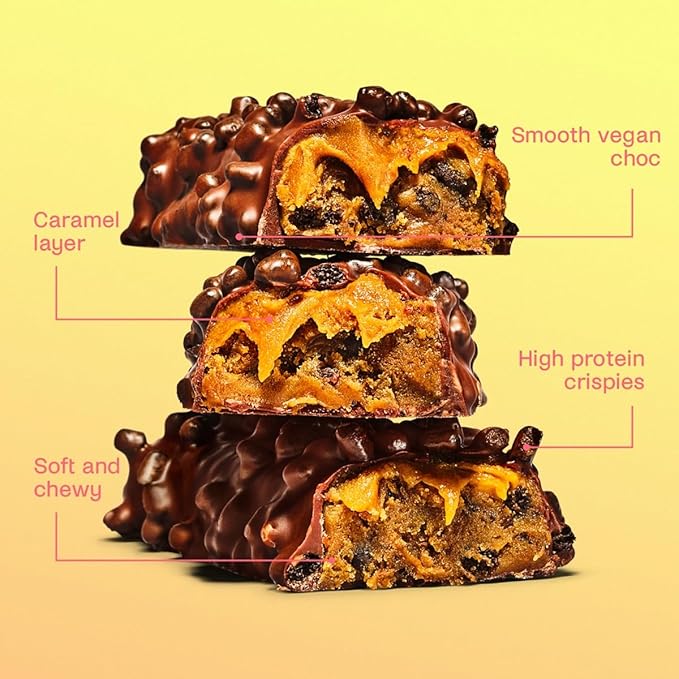 Misfits Vegan Protein Bars Cookie Butter - Updated Recipe | Plant Based Low Sugar &amp Carb High Fiber Snacks | Pack of 15