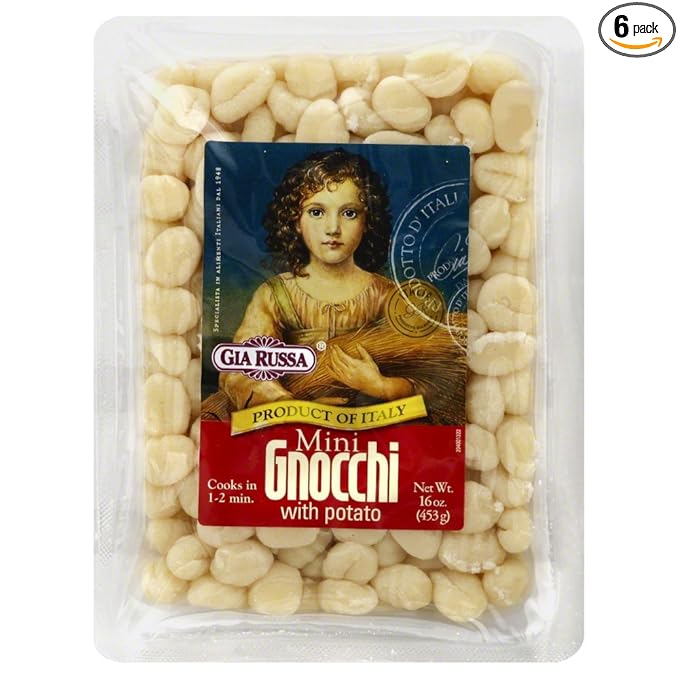 Gia Russa Mini Gnocchi with Potato 16-Ounces (Pack of 6)