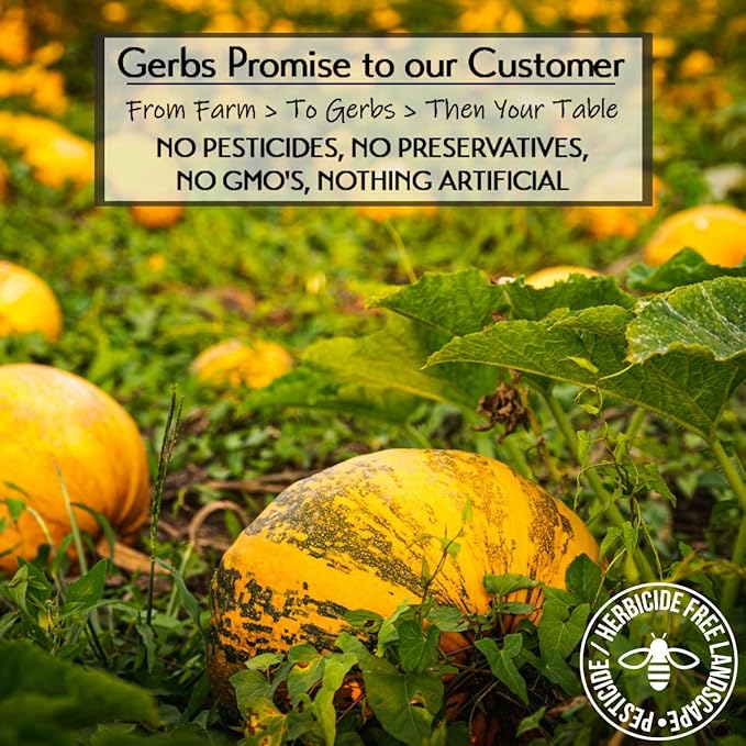 GERBS Sea Salted Pumpkin Seed Kernels 2 LBS|Top 14 Allergy Free Food |Use in salads yogurt baking oatmeal trail mix|Grown in Canada packed in US