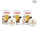 Kimbo Aroma Gold 100% Arabica Ground Coffee | Medium Dark Roast | 9/13 Intensity | Intense Flavor &amp Dark Chocolate Notes | 8.8 oz Can - Pack of 3