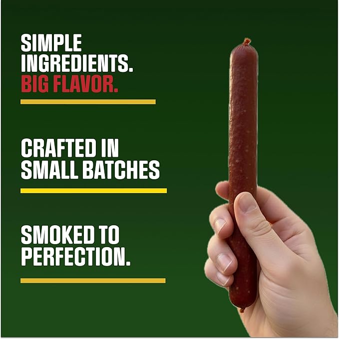 Little Joeys Jalapeno Beef Snack Sticks – 24 Count Box – High Protein Meat Snacks for Adults &amp Kids – Keto Friendly Low Carb Gluten Free No Nitrates or MSG – Shelf Stable Beef Jerky Sticks – Ma