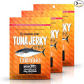 Kaimana Wild-Caught Ahi Tuna Jerky - Teriyaki | Rich in Omega-3s &amp High in Protein | All-Natural &amp Organic Fish Jerky (3 pack 2 oz)