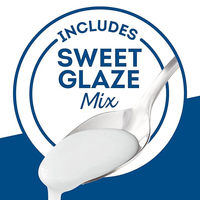 Krusteaz Vanilla Pound Cake Mix Baking Mix Includes a Sweet Glaze Mix No Artificial Flavors No Artificial Colors and No Artificial Preservatives Kosher Certified 16.5-ounce Boxes (Pack of 12)