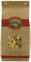 Montebello Organic Rigatoni 16 Ounce 12 Count