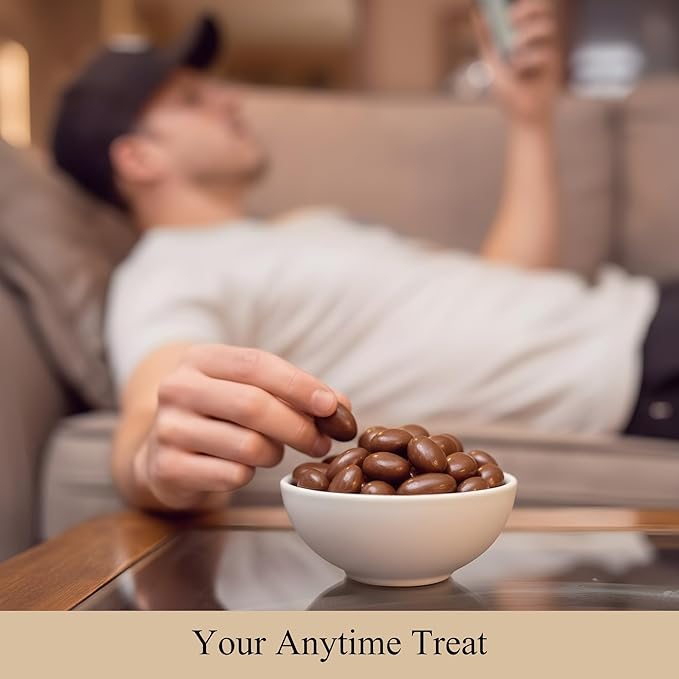 ANDY ANAND CHOCOLATIER Milk Chocolate Covered Almonds - Freshly Roasted Crunchy Almonds Smothered in Rich Creamy Belgian Ideal For Women Men and Kids Delicious No Preservatives Beautiful Gift Box