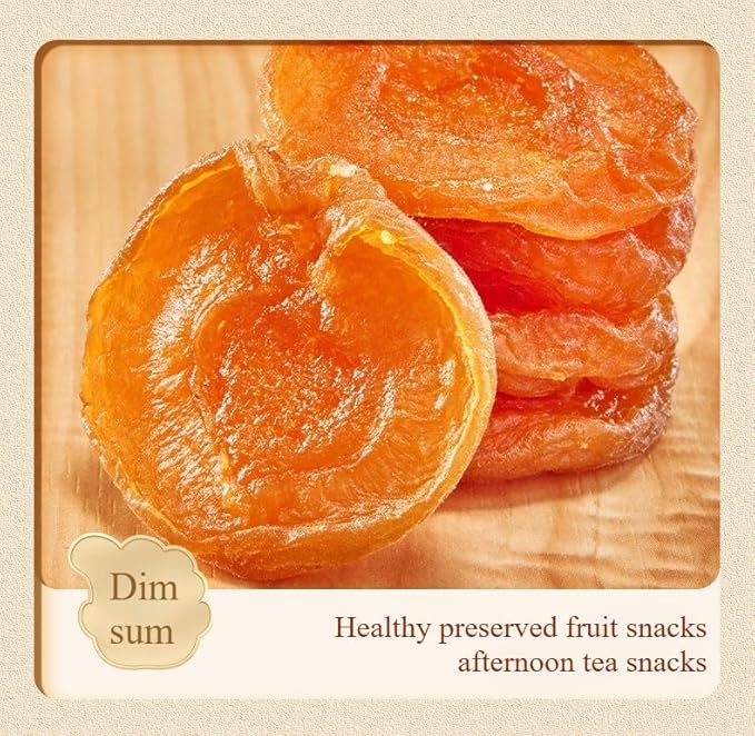 Natural dried red apricots preserved apricots Freeze dried fruits healthy without additives nutritious candied fruit snacks candy gift bags Dim sum substitutes food (250g*4 bags)