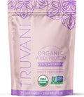 Truvani Organic Whey Protein Powder | Unflavored | 20g Grass Fed Whey Protein | 20 Servings | USDA Organic &amp Non-GMO | Gluten Free | No Gums No Soy No Stevia No Added Sugars