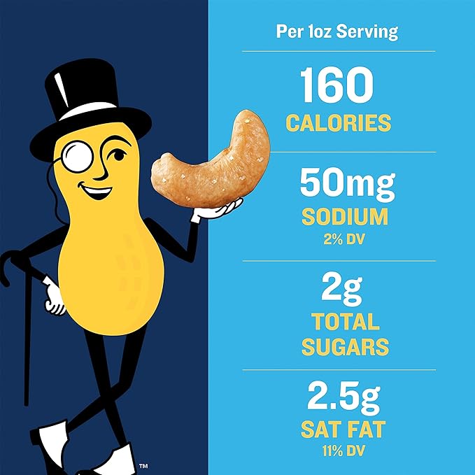 PLANTERS Lightly Salted Cashew Halves &amp Pieces 14 oz Canister (Pack of 3) Cashews Roasted in Peanut Oil with Sea Salt Snacks for Adults Resealable Lid for Long-Lasting Freshness Kosher