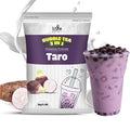 Fusion Select 2.2lb Taro Milk Tea Powder - Instant 3-in-1 Drink Mix with Cream &amp Sugar for Hot or Cold Blends or Frappes