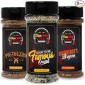 Manchild BBQ Rub Spices and Seasonings Gift Set | All Natural Texas Spice Dry Rubs for Cooking &amp Smoking Meat | Pork Beef Chicken Ribs Fajitas Cajun Steak &amp Seafood | Grilling Gifts for