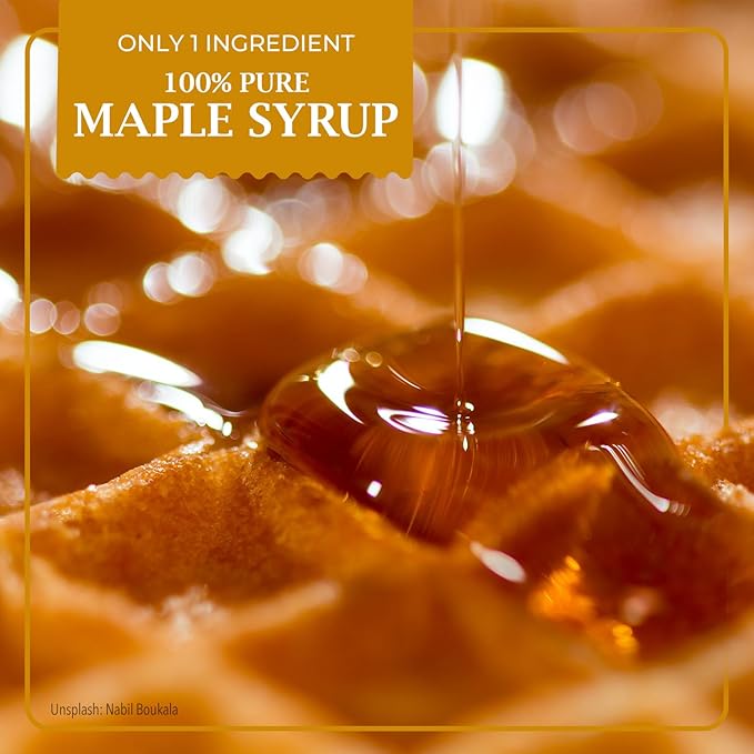 The Sweet Spigot 100% Pure Maple Syrup Amber Rich Taste Grade A | Made in the Upper Peninsula of Michigan from our Tree Taps to your Table (32 fl oz)