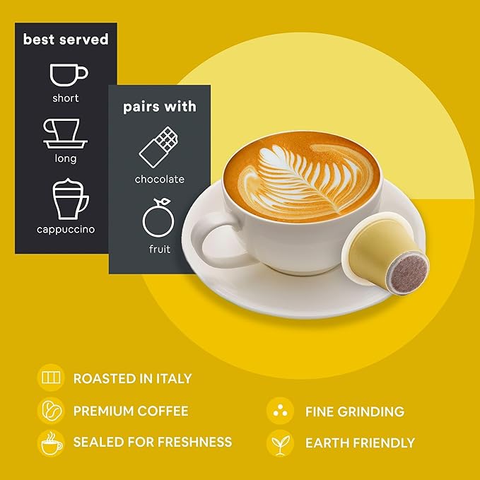 WOKEN COFFEE Compostable Pods | Variety Pack | Fresh Roasted in USA | Compatible With Nespresso Original Machines | Rich Aroma Smooth Taste Eco-Friendly Biodegradable Coffee Capsules |80 Pods (8 Bo