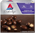 Atkins Endulge Treat Chocolate Covered Almonds. Rich &amp Crunchy. Keto-Friendly.1 Oz 5 Count (Pack of 4)