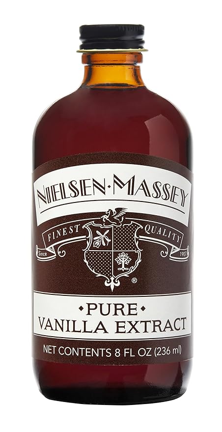 Nielsen-Massey Pure Vanilla Extract for Baking and Cooking 8 Ounce Bottle