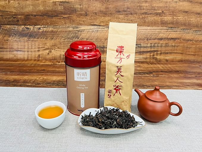 Xin Qing Taiwan Oriental Beauty Tea White Tea Taiwan High Mountain Tea Dongmei 75g