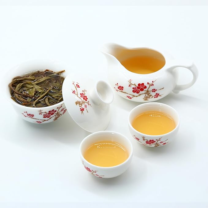 Yunnan Pu'er Tea 357 Grams Raw (Man Sa) Raw PU'ER Aged Fermented Puerh Tea Chinese Sheng Black Tea for Daily Drink and Gift
