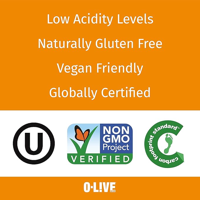 O-Live &amp Co. Extra Virgin Olive Oil First Cold Pressed Smooth &amp Fruity Estate Bottled Non-GMO Kosher Gluten-Free 66 fl oz (2L)