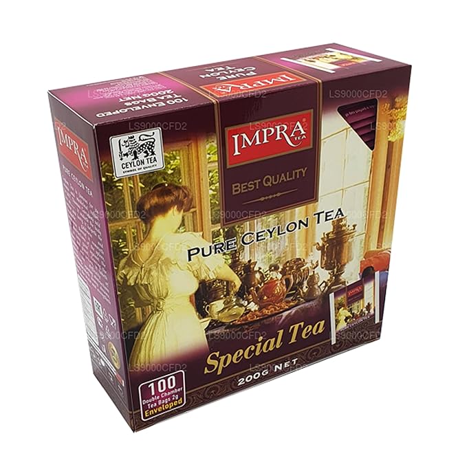 Impra Pure Ceylon Tea Special Tea Double Chamber100 bags 200 G