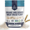 Great River Milling Organic Unbleached Wheat Bread Flour | Artisan Bread Flour for Baking | Multi-Purpose Wheat Unbromated Non-GMO Kosher | 5 Lb