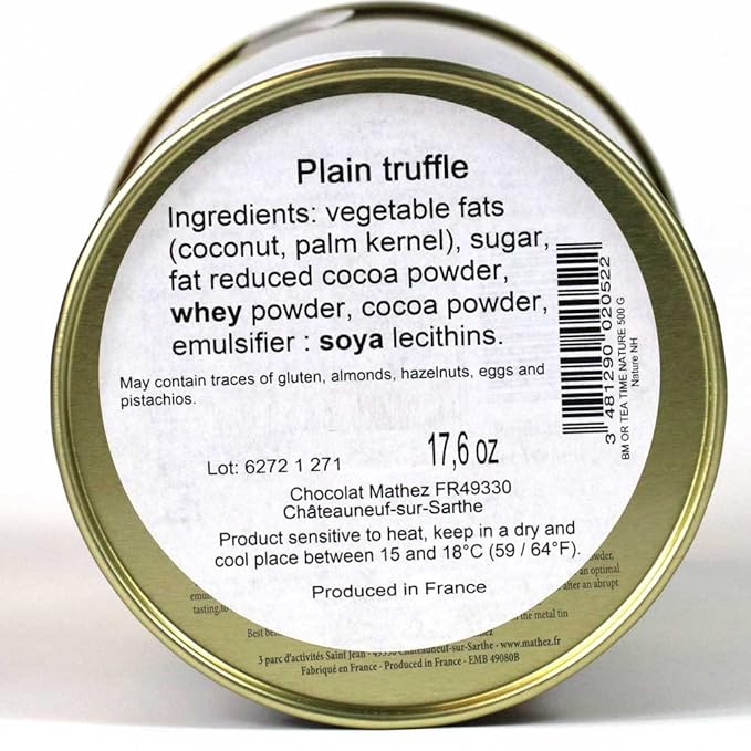 Mathez Chocolatier French Cacao Truffles 500g (Gold)