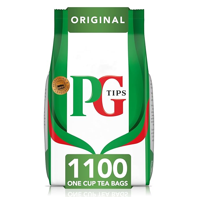 PG Tips One Cup Original Tea Bags (Pack of 1 Total 1100 Tea Bags)