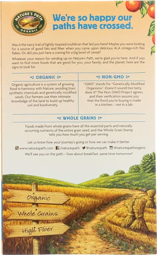 Natures Path Flax Plus Cereal 13.25 Oz (Pack of 6)