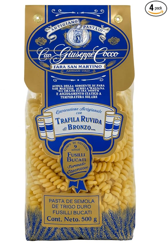 Cav. Giuseppe Cocco - Fusilli N. A33 (4)- 17.6 oz. Packages