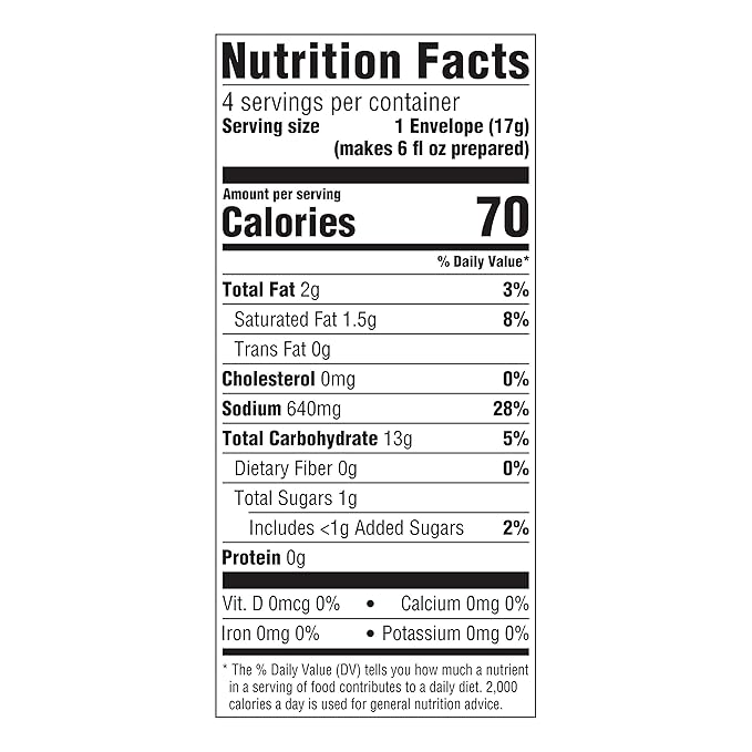 SOUP SECRETS Lipton Cup-a-Soup Instant Soup For a Warm Cup of Soup Cream of Chicken Only 70 Calories Per Serving 4 Count (12 Pack)