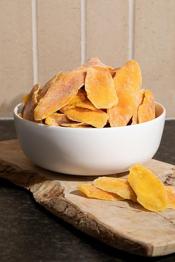 Dried Mango 2lbs - Family Size Delicious Texture Soft &amp Juicy Low Sugar Added Dried Mango - Naturally Ripened Mangos Dried Fruits